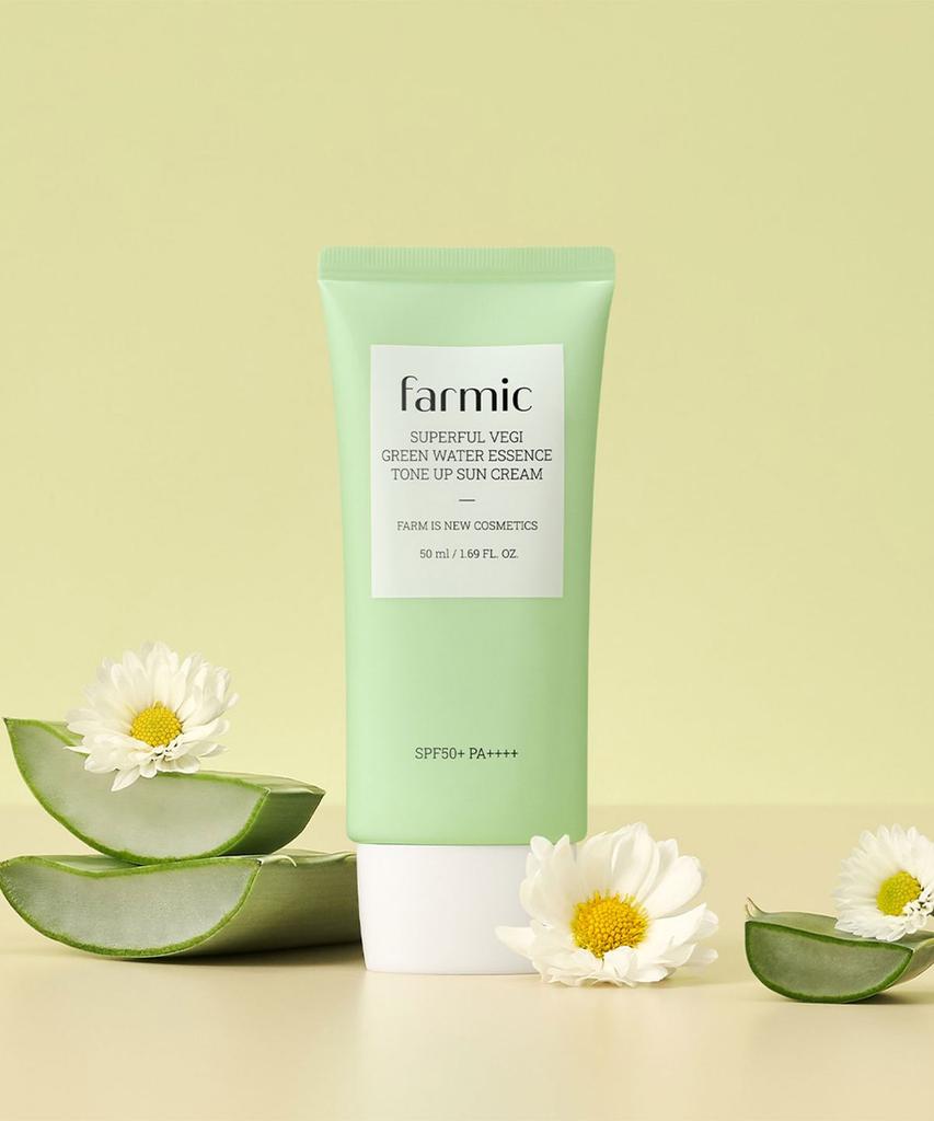 Superful Veggie Green Water Essence Tone-Up Sun Cream 50ml