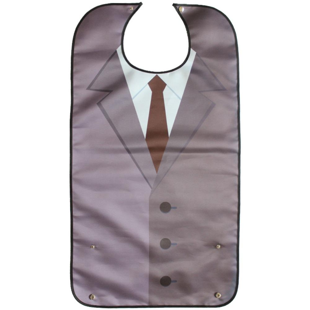 Waterproof Business Suit Gentleman Adult Bib Soft Saliva Towel  Elderly Care