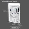 A4 Transparent Document Organizer: Thick Plastic File & Voucher Storage Box