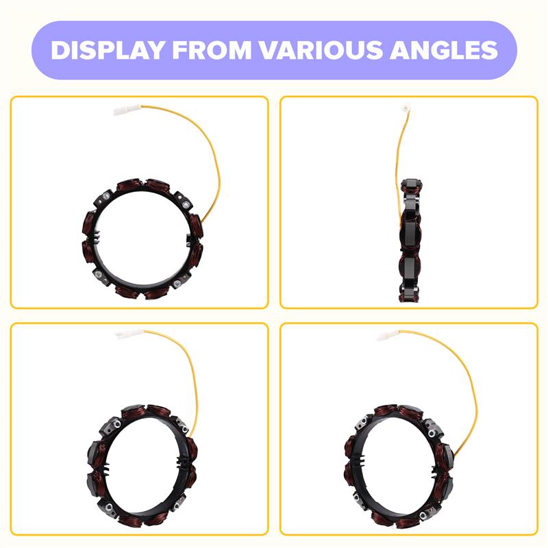 L10A 592829 691065 392595 691063 Alternator Stator Coil For Briggs & Stratton BS Tri Circuit 5/9 Amps