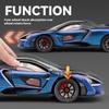 1/24 масштаб Mclaren Senna Super Sports Mini GT литая модель автомобиля имитация звука и света подарочная коробка на день рождения для парня