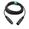 HangTon Balanced Audio Cable, 4-Pin XLR Male To Female, XLR 4-Pin (3 Meter) for Microphone, Recorder, Mixer, Headphone, and Amplifier