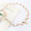 Women's Korean Wave Chain Style Choker Statement Bib Necklace Jewelry