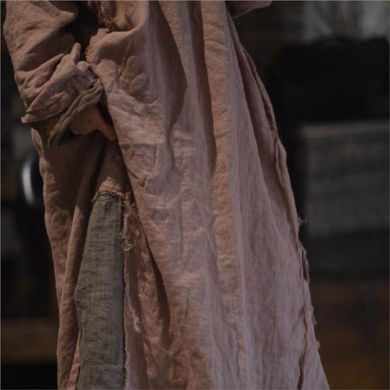 Johnature Женское зимнее платье с цветными блоками в стиле ниши, винтажное платье в китайском стиле с длинными рукавами