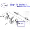 2PCS CV Axle Nut Fit for Subaru Forester 2006-2025 Outback Legacy 2000-2025 Impreza 2004-2025 Crosstrek brz 2013-2025 wrx 2015-2025 Ascent 2019-2025