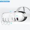 Прозрачный корпус-чехол для аксессуаров Meta Quest 3, Защитная крышка для VR-гарнитуры, Защита объектива камеры, Закаленное стекло для Quest3