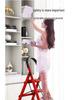 Portable Multi-Functional Four-Step Folding Step Ladder for Indoor Use