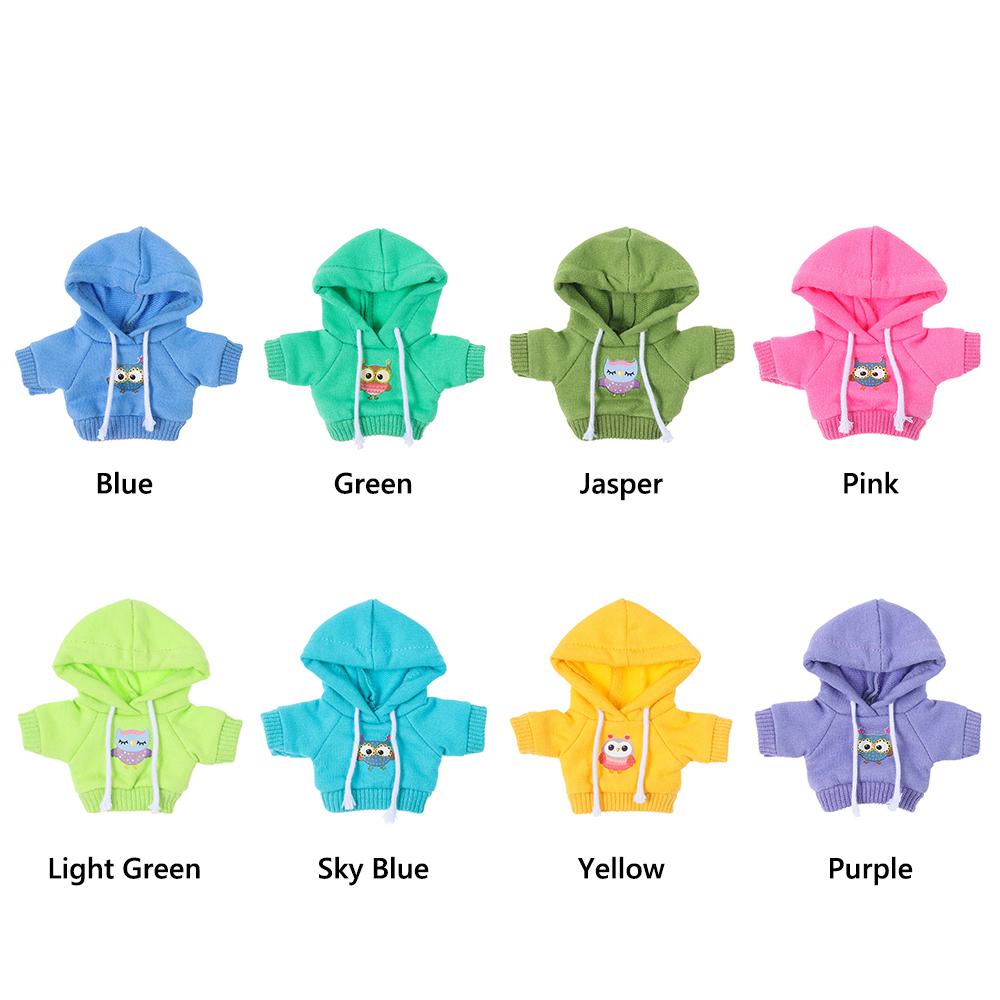 Nice Plaid Skirt Colorful Dressing Game  for 10cm Wallace Gromit Dog, 10-15cm Cotton Doll