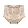 Кружевные трусы с эффектом лифтинга ягодиц, со средней посадкой, утягивающие, с застежкой, эластичное бесшовное нижнее белье, женское