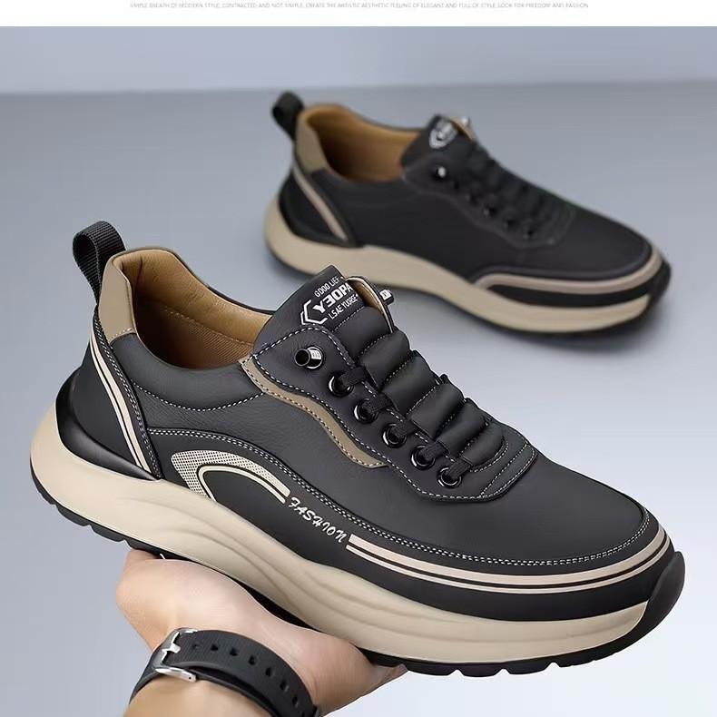 Обувь мужская новая летняя мужская спортивная обувь мода корейская версия тренд белые туфли на открытом воздухе однопедальная внешняя торговля