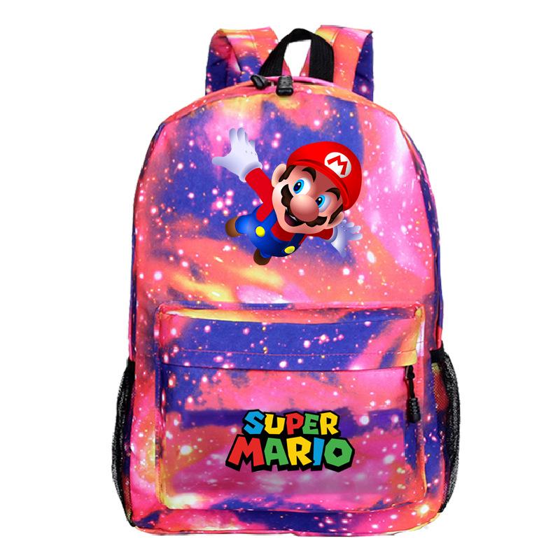 Peripheral Backpack Animation Cartoon Game Schoolbag Creative Pattern Heat Transfer Backpack
