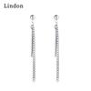 Lindon Copper Alloy Zircon Earrings Drop Earrings For Women Wedding Party Gifts