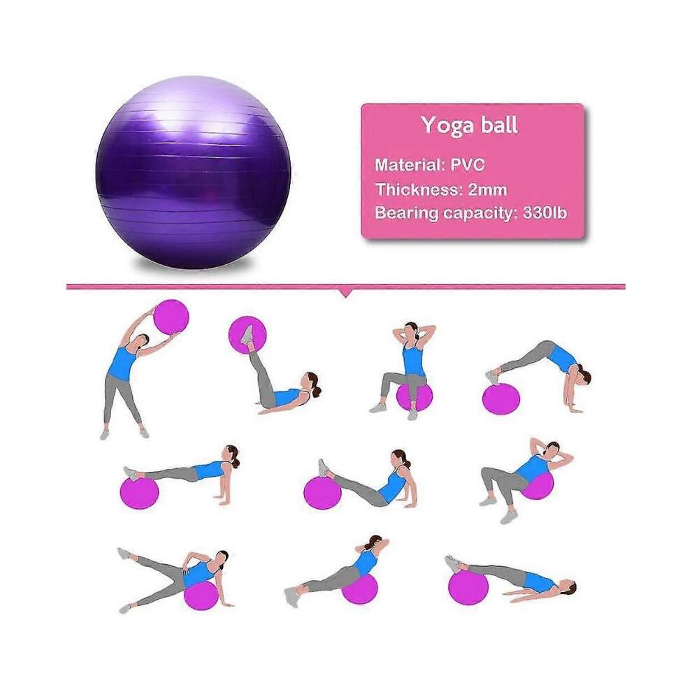 Exercise Ball Extra Thick Yoga Ball Chair for Office & Home & Gym