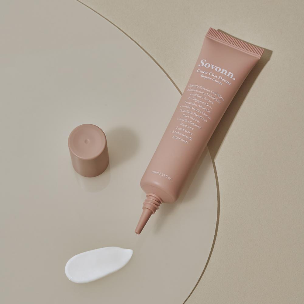 Sobon Green Cica Derma Repair Cream, 40 мл, 1 шт.