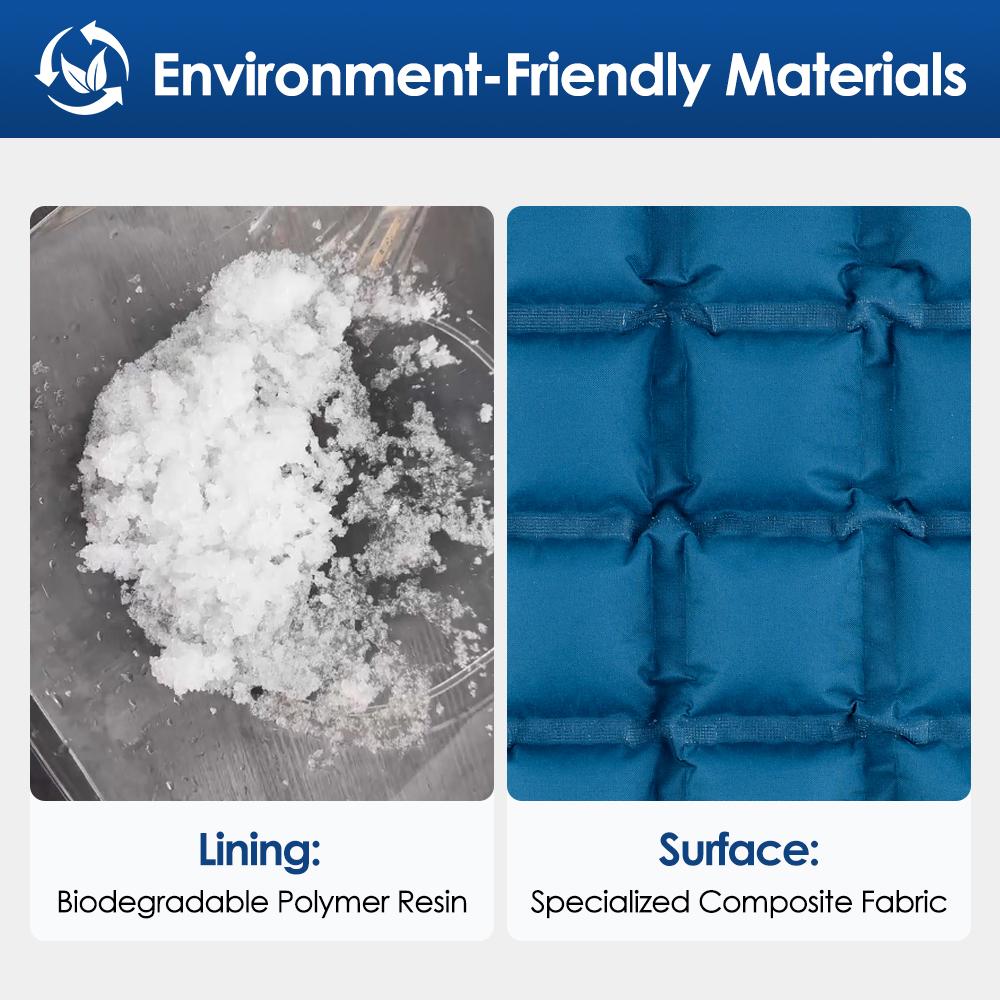 Многоразовая большая самовпитывающаяся водная шаль-подушка, полимерные гелевые пакеты со льдом, спина, колено, шея, плечо, голеностоп, растяжение, горячий и ледяной компресс