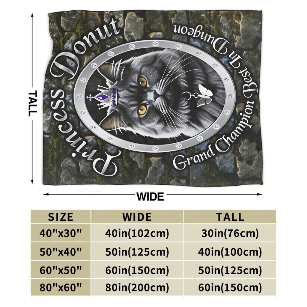 Princess Donut Dungeon Crawler Poster Blankets Quality Warm Comfy Bedding Throws Winter Travel Car Bedroom Casual Bedspread