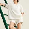 Li Ning X HZW Collaboration CF Su Series Color Block Loose Short Sleeve T Shirt Women Tops Off-White ATST772-2