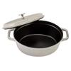 Staub Pico Cocotte Oval 23 см Campagne 11023107 Двуручная эмалированная кастрюля Oval Brater blanco trufa Pico Cocotte Stylish Pot Посуда для готовки Кухонные принадлежности