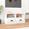 VidaXL TV Stand High Gloss White 93x35.5x45 Cm Engineered Wood 816466
