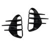 A28G-1 Pair Car Front Bumper Side Vent Grille Spoiler Wind Blade Decorative Cover For Kia Stinger 18-23