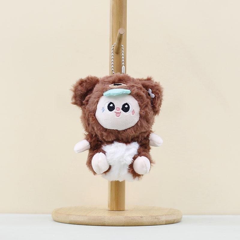Charming Plush Animal Figure Keychain With Soft Fabric And Vibrant Colors