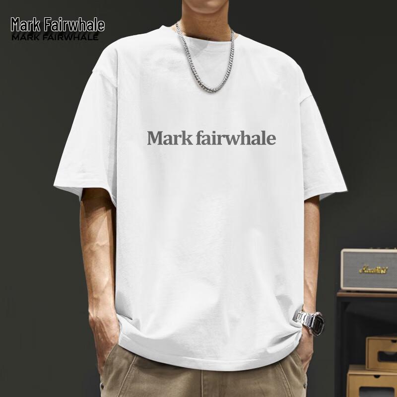 Mark Fairwhale Мужская летняя футболка из чистого хлопка с коротким рукавом