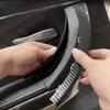 6 шт., автомобильные аксессуары с правым рулем, карбоновая текстура, внутренняя дверная ручка, накладка для BMW 3 серии E90 E91 316 318 320 325