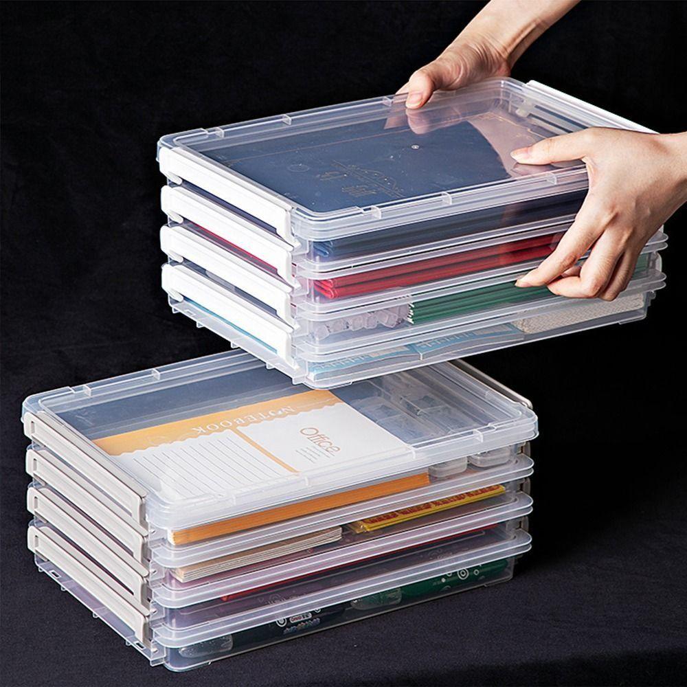 Paper Organizer Certificates Storage Box Documents Box Classification Box File Organizer Box