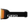 GIRO Method Asian Black 7106045 Ski/Snowboard Goggles, Anti-Fog, Fit, Wordmark,