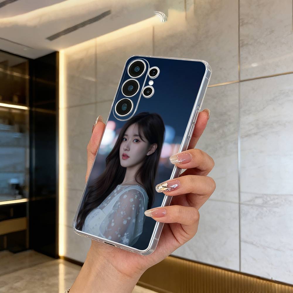 Китайская актриса-Чжао Лусы Чехол для телефона для Samsung S25, S24, S21, S22, S23, S30, Ultra, S20, Plus, Fe, Lite Прозрачный чехол