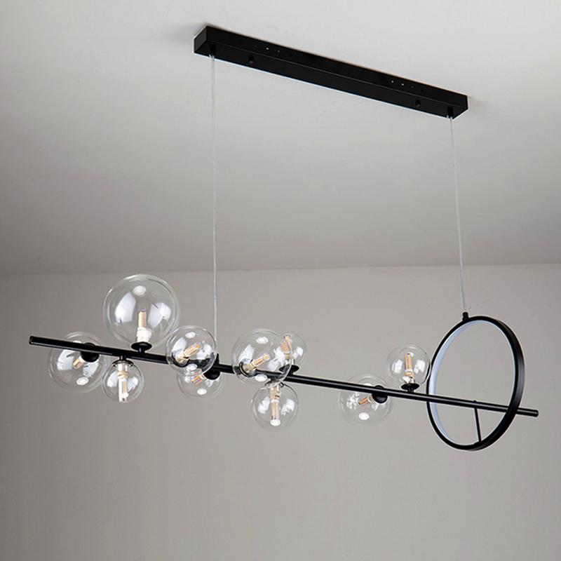 Nordic Modern Led Подвесные светильники Внутренний декор Стеклянный подвесной светильник Приспособление для украшения столовой Домашней спальни Подвеска