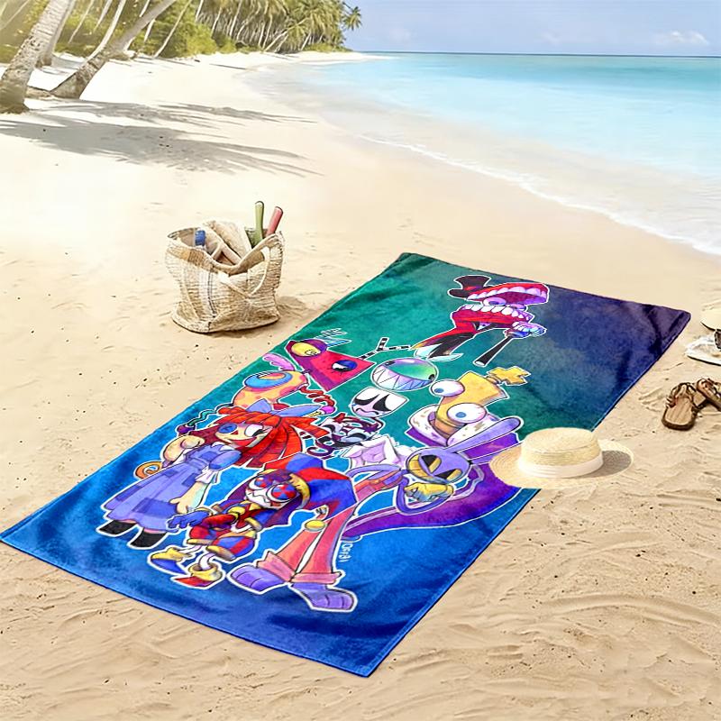 The Amazing Digital Circus Beach Towel, A Must-have for Any Perfect Trip, Perfect Birthday, Holiday Gift For Family and Friends