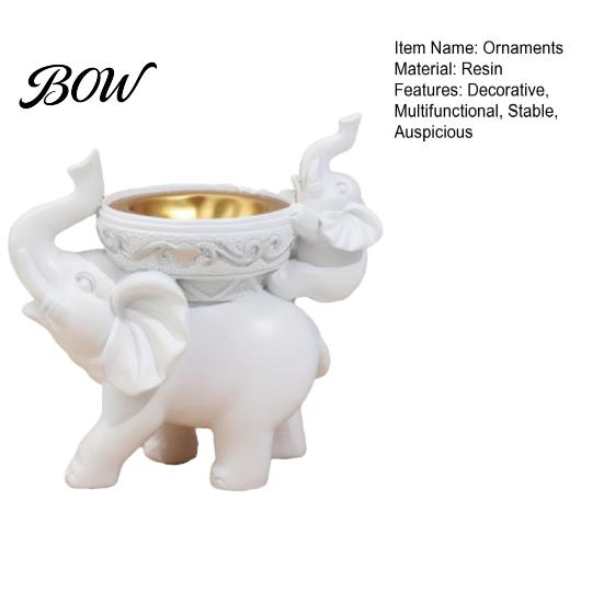 Unique Housewarming Gift for Friends Elephant Incense Burner, Resin Backflow Holder, Waterfall Christmas Holiday Decorative Sculpture Burner