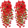 Faux Ipomoea Nil L Roth Flower Wall Decor With Plastic And Silk Material For Outdoor Indoor And Event Use