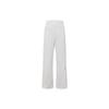 Solid Color Logo Straight Leg Lounge Pants Women Pants Light-Gray IW4035