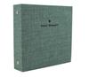 Darkhorse Cotton and Linen Pattern Album Photo Album for Instant Camera Holds 100 3 Inch Green Cheki, Sheets, -