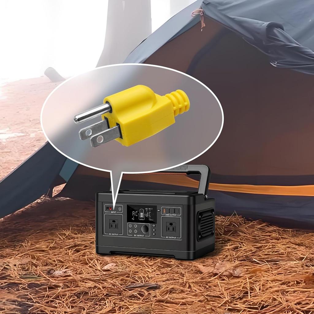 1 Pack Neutral Ground Bonding Plug for Portable Inverter Generator, Surge Protector with Floating Neutral on RV, Camper for Solve Open Ground Error