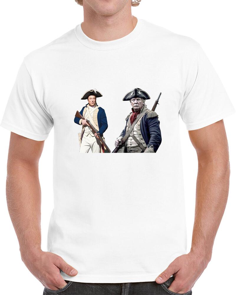 President Donald Trump Elon Musk Tee Doge Patriots New Unisex Maga 2024 T Shirt