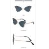 Прозрачные солнцезащитные очки Женские солнцезащитные очки Diamond Butterfly