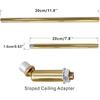BOKT Downrod Extension Lamp Stem Pendant Light Удлинительный стержень с резьбовой трубкой, наклонные потолочные адаптеры для потолочного подвесного светильника, подходит для