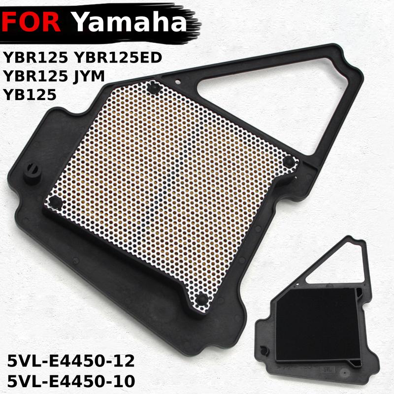Motorcycle Air Filter Intake Cleaner Parts For Yamaha YBR125 YBR125ED YBR 125 JYM 2005-2014 YB125 2008 5VL-E4450-12 5VL-E4450-10
