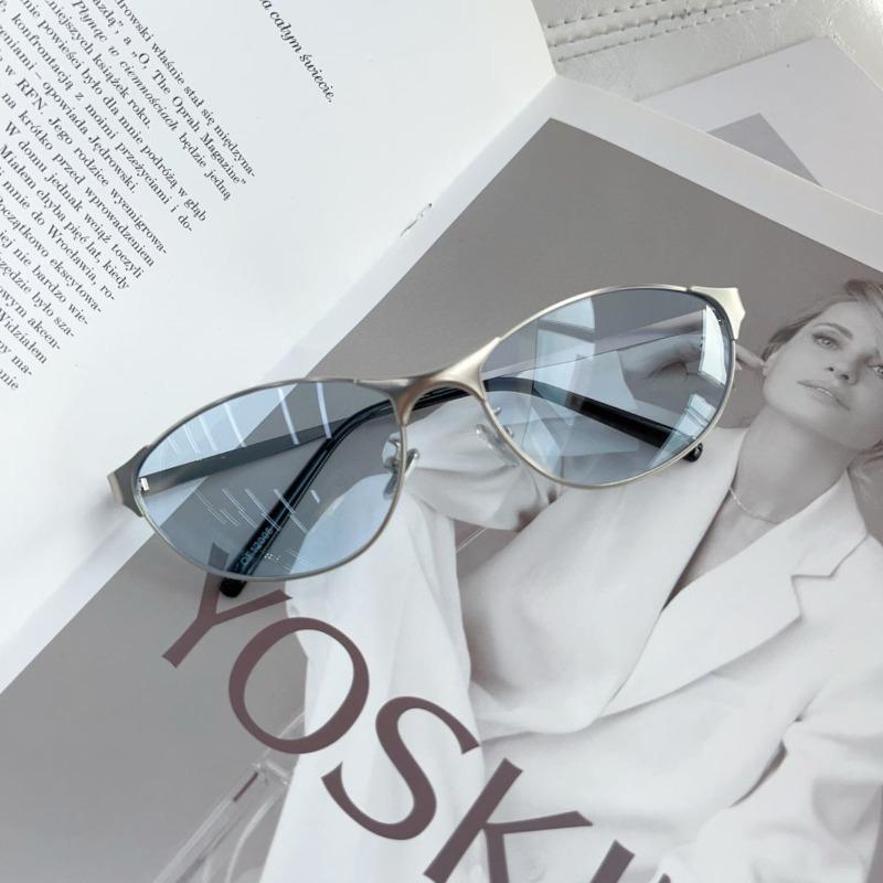 Women Y2k Sunglasses Outdoor Sports Cat Eye Windproof Sunglasse Steampunk Metal Frame UV400 Vacation/Travel Glasses