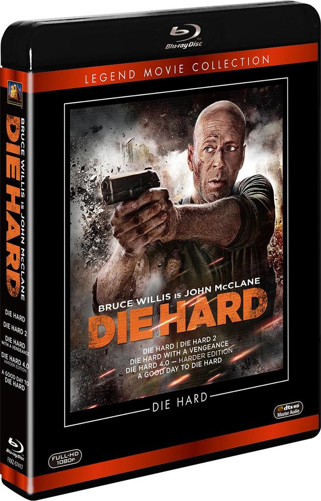 Коллекция «Крепкий орешек» Blu-ray (Комплект из 5 дисков) [Блю рей]