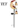 Easy Installation Outdoor Lighting Solar Christmas Garden Stake Light, 31.5 Inch Santa Snowman LED Pathway Lights, Powered Walkway Lights Waterproof