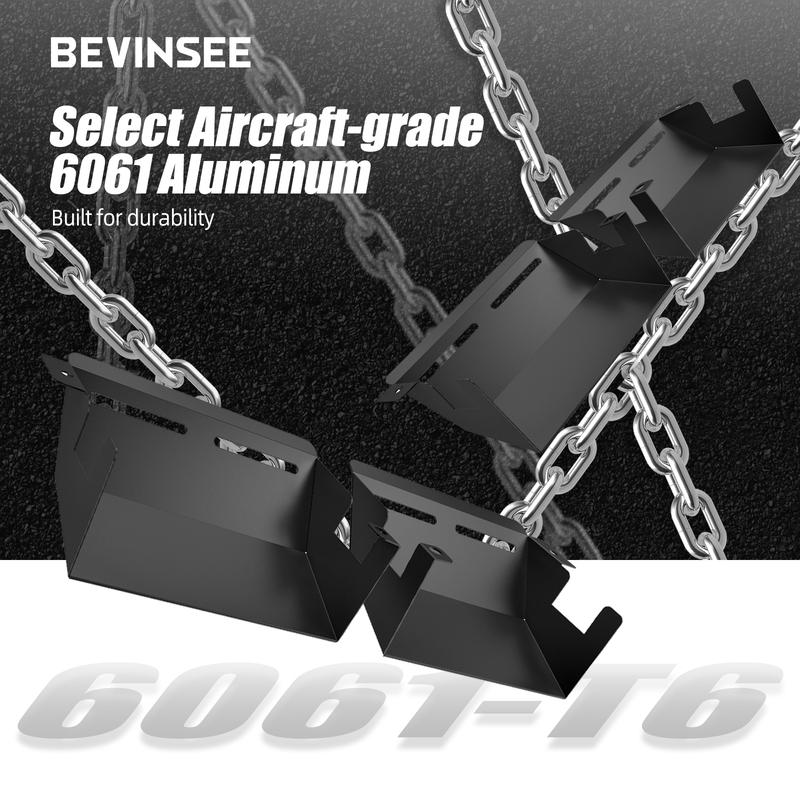 Алюминиевые воздухозаборники BEVINSEE для BMW 3 серии E90/E92/E93 323i 325i 328i 330i 335i 335d 2007-2012