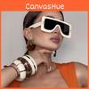 Модные геометрические квадратные солнцезащитные очки с защитой UV400 для летних прогулок