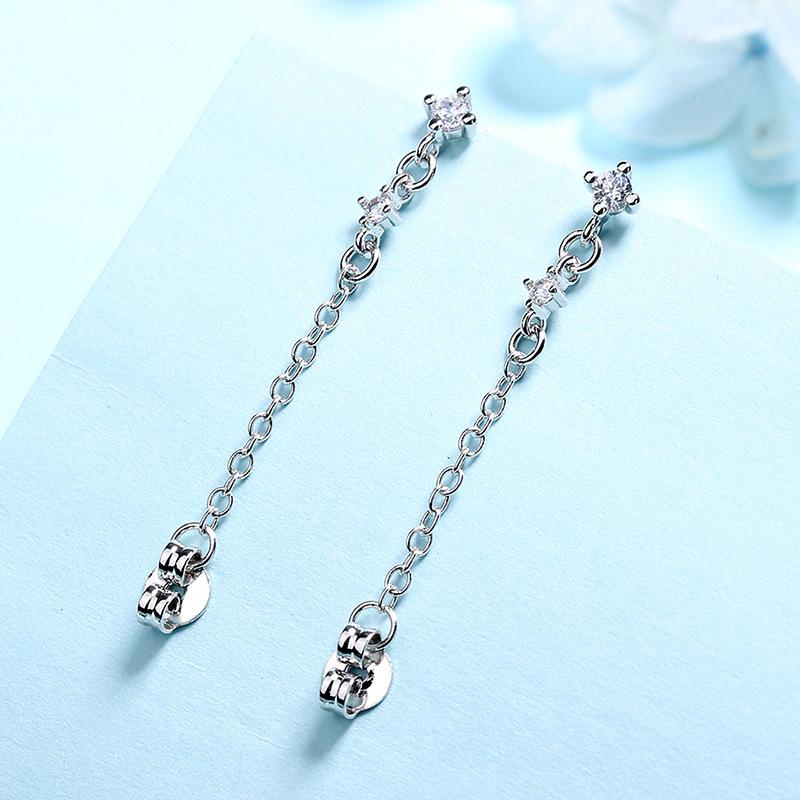 Lindon Copper Alloy Zircon Earrings Drop Earrings For Women Wedding Party Gifts