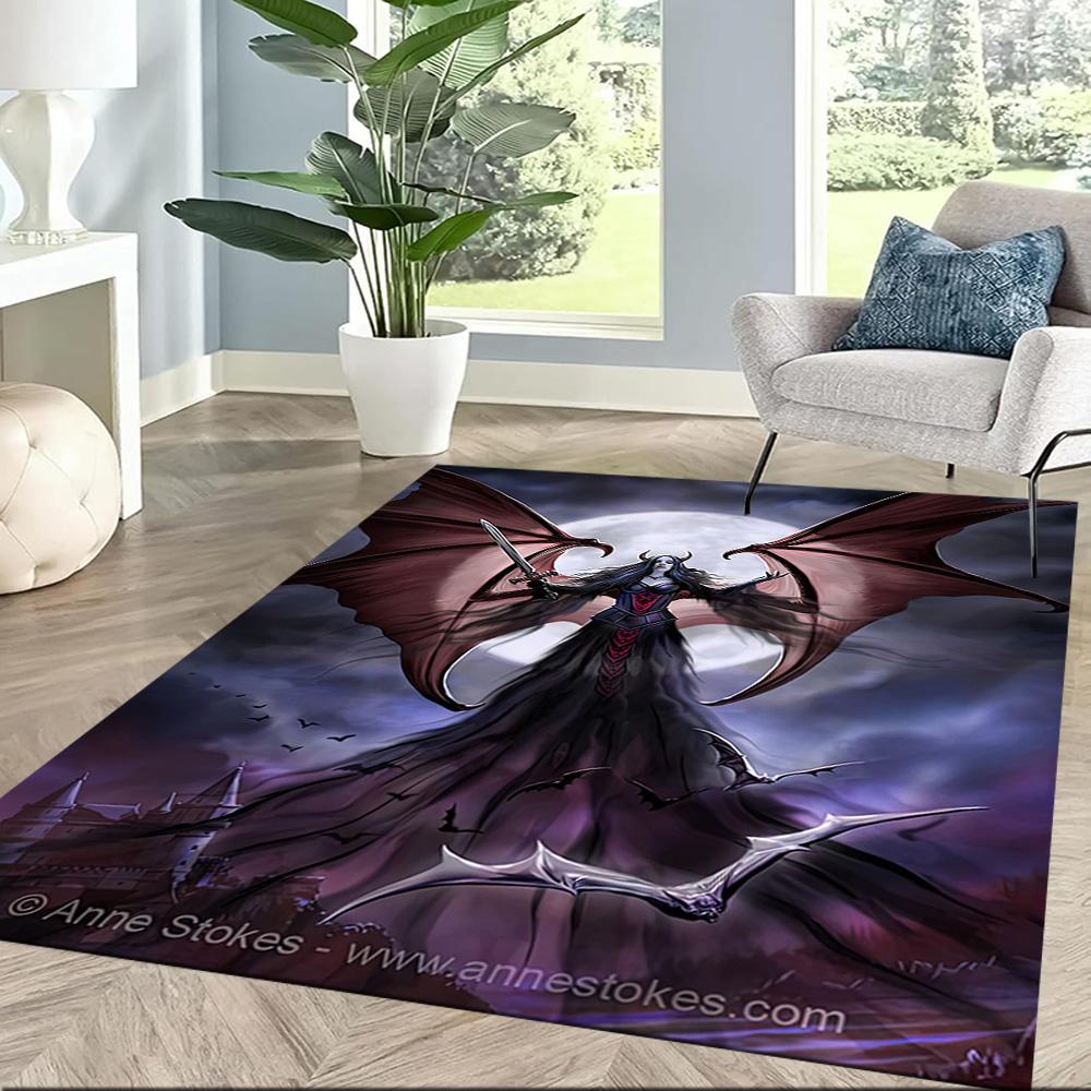 Gothic Style Floor Mat Perfect for Balcony Dormitory Study room Dining Room Antislip Carpet Office home decor Gift for Festivals