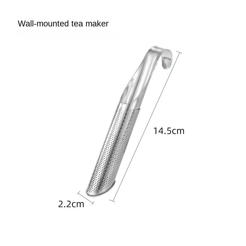 Home Long Tea Infuser Maker Mate Teaspoon Household Design Metal Filter Steel Bar. Pipe Stainless Brewer Accessories Sieve