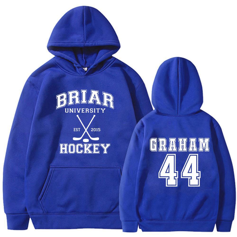 Fashion Hip-hop Graham 44 Printing Hoodie Loose Street Pullover Autumn Casual Clothes Men Women Tops Vintage Sweatshirts